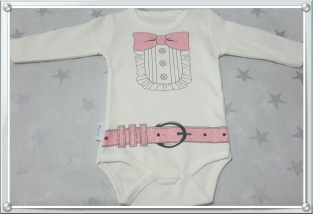 Baby romper strik glimmend